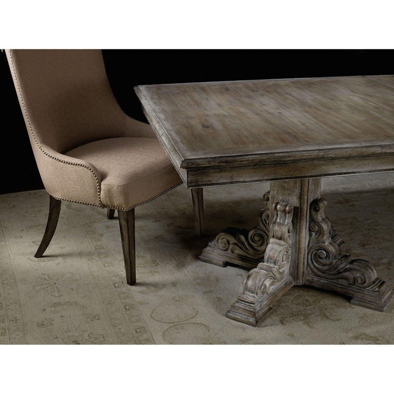Hooker Furniture True Vintage Dining Table with Pedestal Base 5701-75203 IMAGE 5