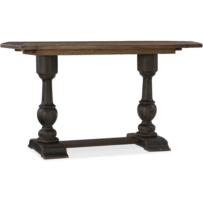 Hooker Furniture Balcones Dining Table with Pedestal Base 5960-75206-BRN IMAGE 1