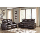 Signature Design by Ashley Warnerton Power Reclining Leather Look Sofa 7540715 IMAGE 13