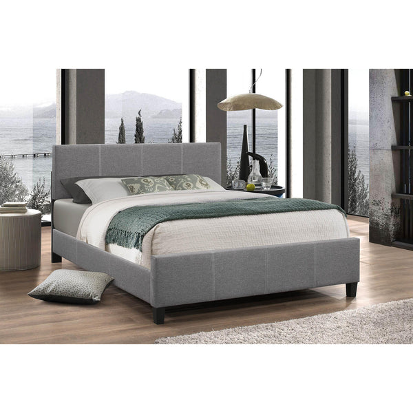 IFDC Full Upholstered Platform Bed IF 137 - 54 IMAGE 1