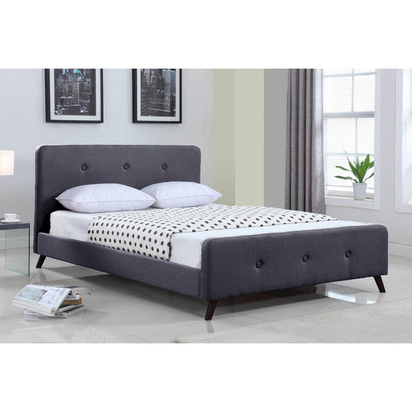 IFDC Full Upholstered Platform Bed IF 5400 - 54 IMAGE 1