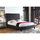  IFDC Queen Upholstered Platform Bed IF 5760 - 60 IMAGE 1