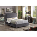  IFDC Queen Upholstered Platform Bed IF 5870 - 60 IMAGE 1