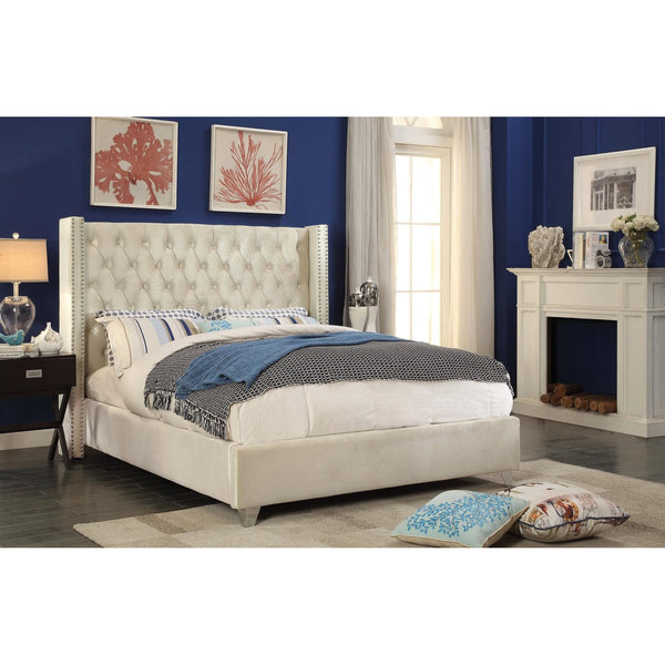 IFDC King Upholstered Platform Bed IF 5892 - 78 IMAGE 1