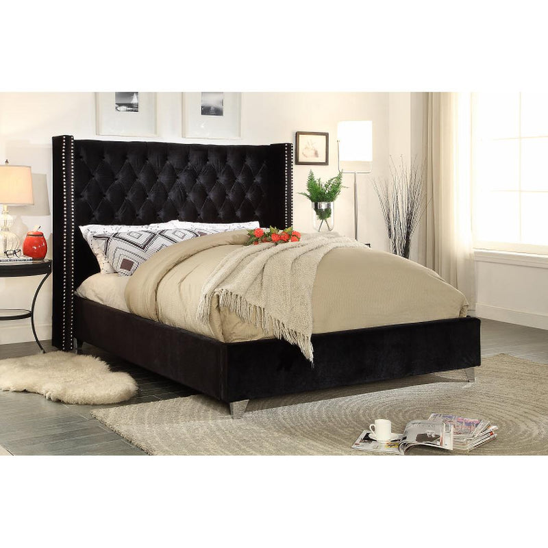 IFDC King Upholstered Platform Bed IF 5893 - 78 IMAGE 1