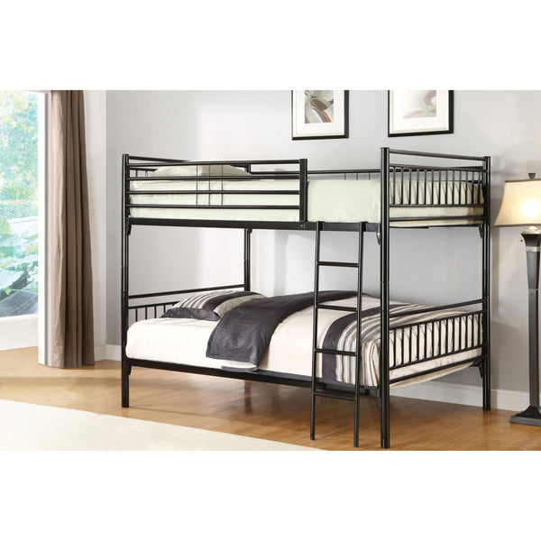 IFDC Kids Beds Bunk Bed B 510 - BK IMAGE 1