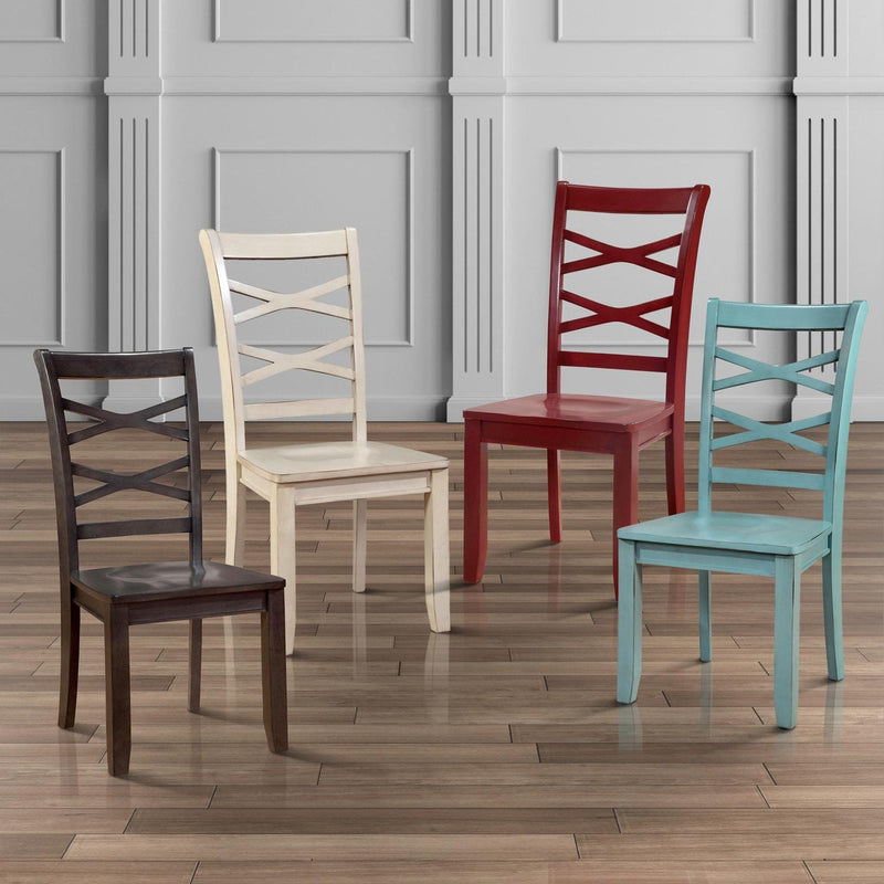  Furniture of America Giselle Dining Chair CM3528WH-SC-2PK IMAGE 3