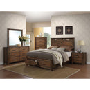 Acme Furniture Merrilee King Panel Bed with Storage 21677EK IMAGE 2