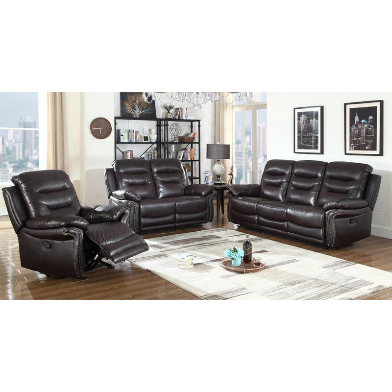 IFDC Reclining Leather Air Sofa IF 8015 - S IMAGE 2