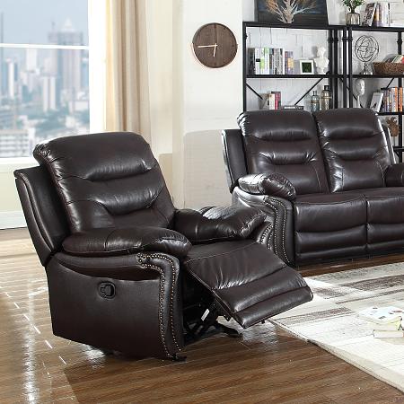 IFDC Leather Recliner IF 8015 - C IMAGE 1