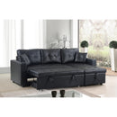  IFDC Bonded Leather Sleeper Sectional IF 9005 IMAGE 2