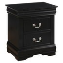 Acme Furniture Louis Philippe 2-Drawer Nightstand 23733 IMAGE 2