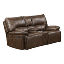 AC Pacific Corporation Dwayne Power Reclining Loveseat with Console DWAYNE-PCRL IMAGE 1