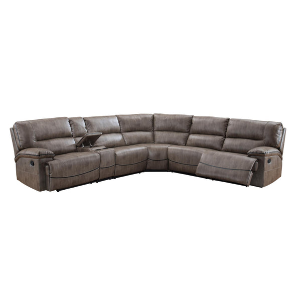 AC Pacific Corporation Donovan Power Reclining 6 pc Sectional DONOVAN-6PC-P-SECT IMAGE 1