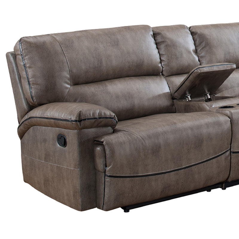 AC Pacific Corporation Donovan Power Reclining 6 pc Sectional DONOVAN-6PC-P-SECT IMAGE 2