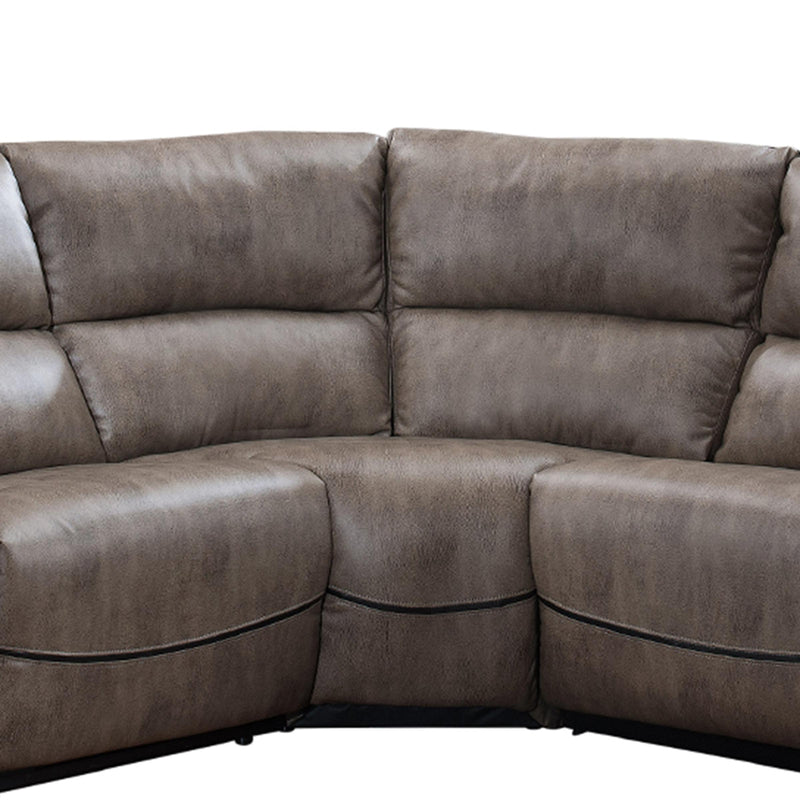 AC Pacific Corporation Donovan Power Reclining 6 pc Sectional DONOVAN-6PC-P-SECT IMAGE 3