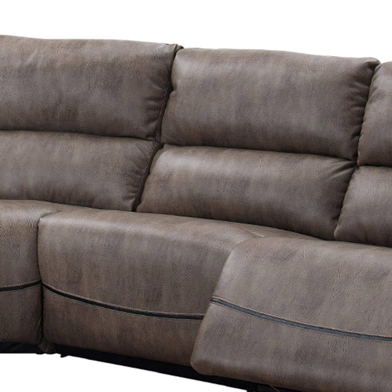 AC Pacific Corporation Donovan Power Reclining 6 pc Sectional DONOVAN-6PC-P-SECT IMAGE 4