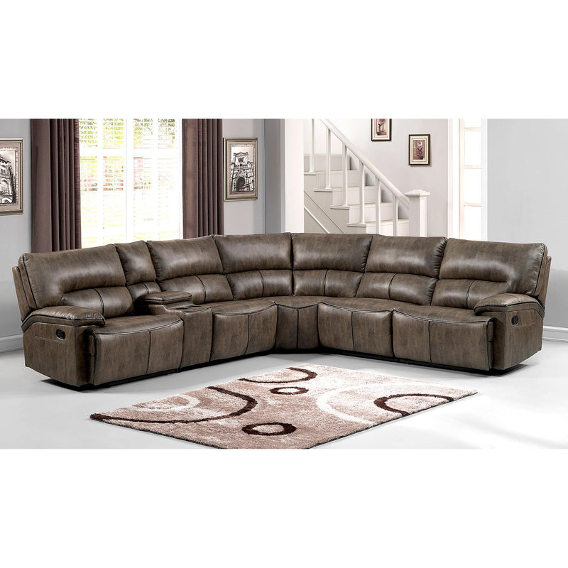 AC Pacific Corporation Donovan Power Reclining 6 pc Sectional DONOVAN-6PC-P-SECT IMAGE 6