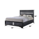 Acme Furniture Naima 25897EK EK Bed with Storage IMAGE 7