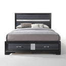 Acme Furniture Naima 25900Q Queen Bed with Storage IMAGE 3