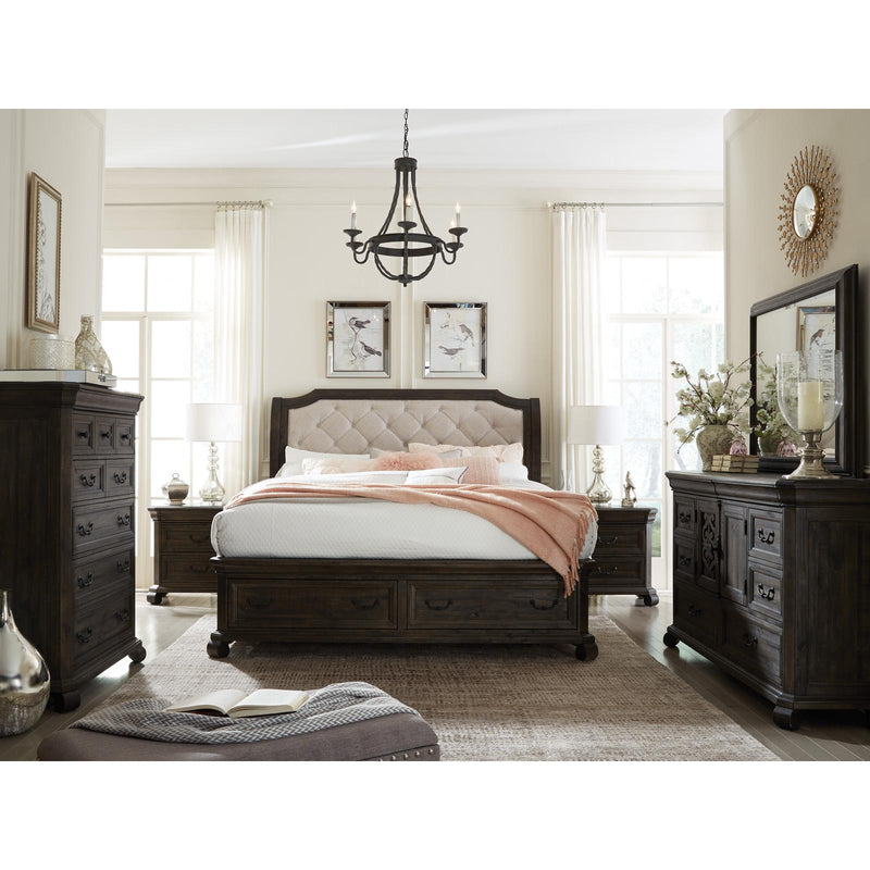 Magnussen Bellamy Queen Upholstered Sleigh Bed with Storage B2491-53F/B2491-53H/B2491-53R IMAGE 4