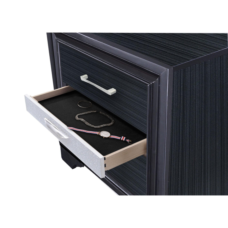 Acme Furniture Naima 3-Drawer Nightstand 25903 IMAGE 2