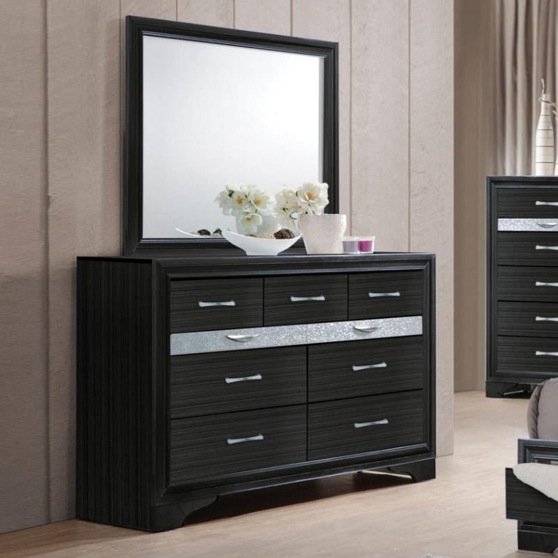 Acme Furniture Naima Dresser Mirror 25904 IMAGE 2