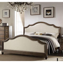 Acme Furniture Baudouin Queen Upholstered Panel Bed 26110Q IMAGE 2