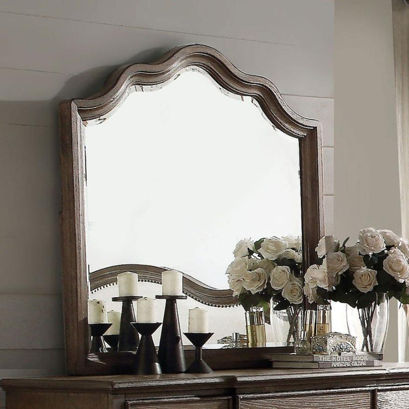 Acme Furniture Baudoin Arched Dresser Mirror 26114 IMAGE 2