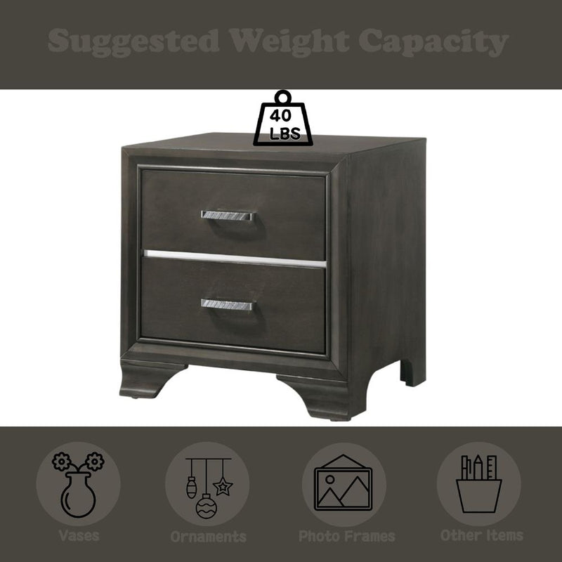 Acme Furniture Carine II 26263 Nightstand IMAGE 4