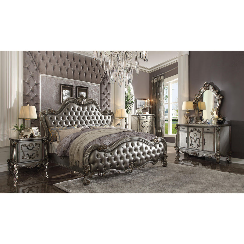 Acme Furniture Versailles II California King Upholstered Panel Bed 26834CK IMAGE 3