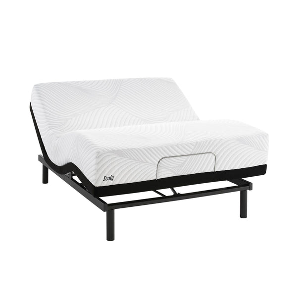 Sealy Upbeat Mattress with Sealy Ease Adjustable Base (Queen) IMAGE 1