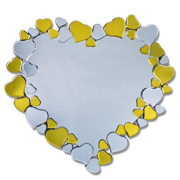 @ Cost Mirrors Peach Blossom Heart Wall Mirror CM30055 IMAGE 1