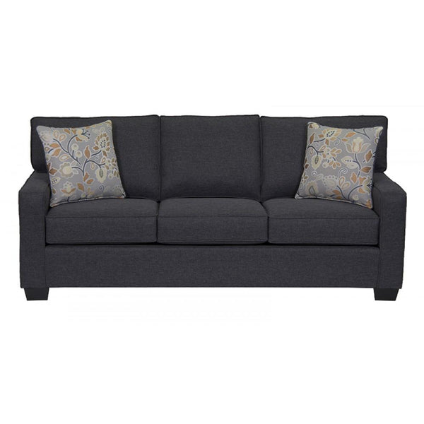 Dynasty Furniture Stationary Fabric Sofa 0907-10 Sofa - Dark Grey IMAGE 1