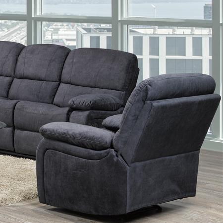 Titus Furniture Rocker Fabric Recliner T1135-C IMAGE 1