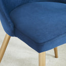 !nspire Carmilla 202-353BLU Dining Chair - Blue and Aged Gold IMAGE 4