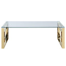 !nspire Eros 301-482GL Coffee Table - Gold IMAGE 3