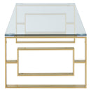 !nspire Eros 301-482GL Coffee Table - Gold IMAGE 4