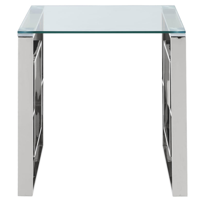 !nspire Eros 501-482CH Accent Table - Silver IMAGE 5