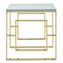 !nspire Eros 501-482GL Accent Table - Gold IMAGE 4