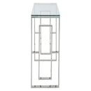 !nspire Eros 502-482CH Console/Desk - Silver IMAGE 3