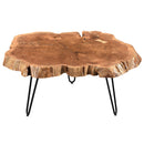 !nspire Nila 301-329NAT Coffee Table - Natural and Black IMAGE 1