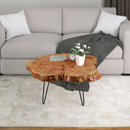 !nspire Nila 301-329NAT Coffee Table - Natural and Black IMAGE 2