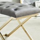 !nspire Rada 401-404GY Bench - Grey and Gold IMAGE 6