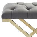 !nspire Rada 401-404GY Bench - Grey and Gold IMAGE 7
