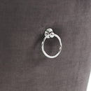 !nspire Rizzo 202-080GY Dining Chair, Velvet - Grey and Black IMAGE 6