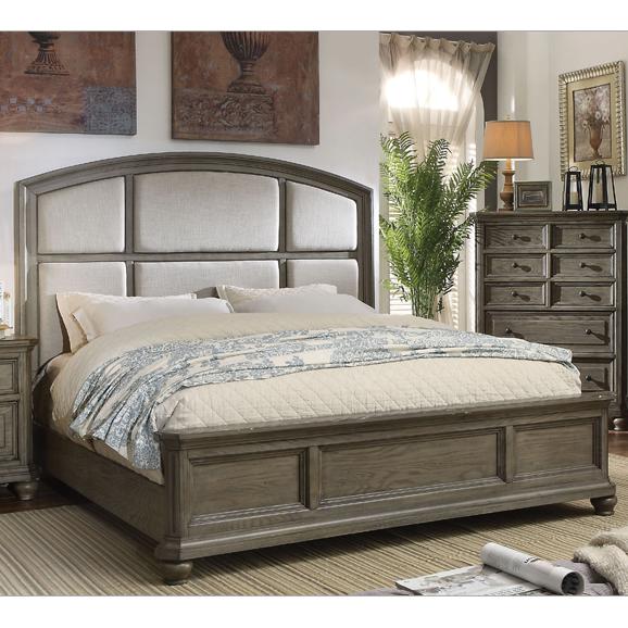 Titus Furniture Alyssa King Upholstered Panel Bed Alyssa King Bed IMAGE 1