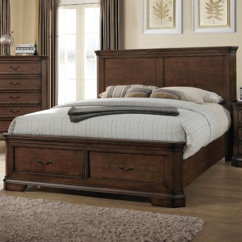 Titus Furniture Claire Queen Panel Bed with Storage Claire Queen Bed IMAGE 1