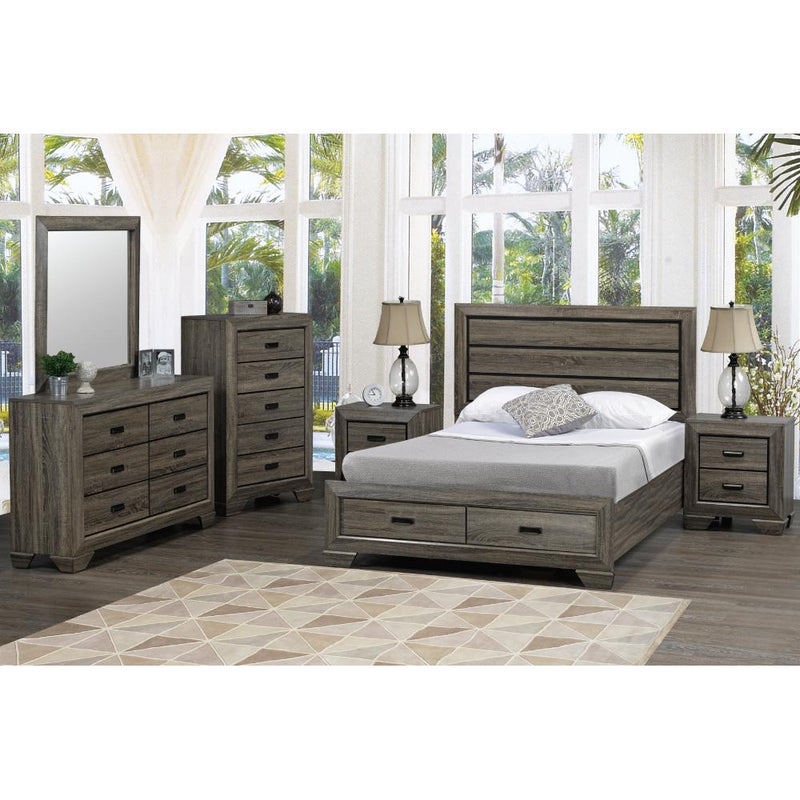 Titus Furniture Jenna Queen Panel Bed with Storage Jenna-60 IMAGE 2