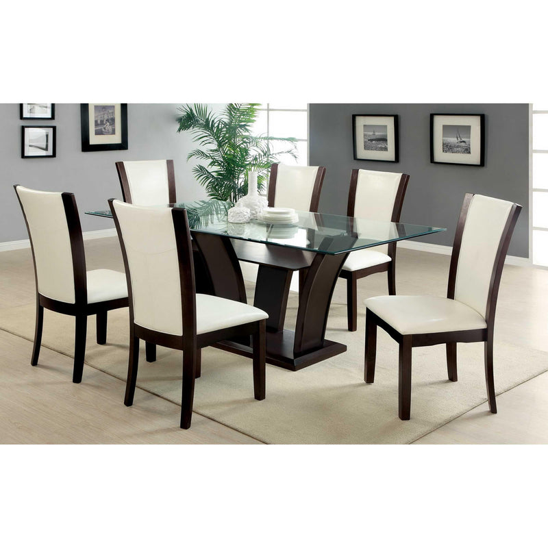 Furniture of America Manhattan I Dining Chair CM3710WH-SC-2PK IMAGE 3